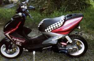 Yamaha Aerox in speciale uitvoering