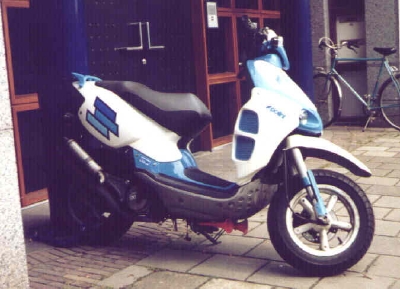 Aprilia Rally in Polini kleuren