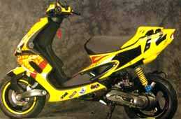 Peugeot Speedfight Special paint